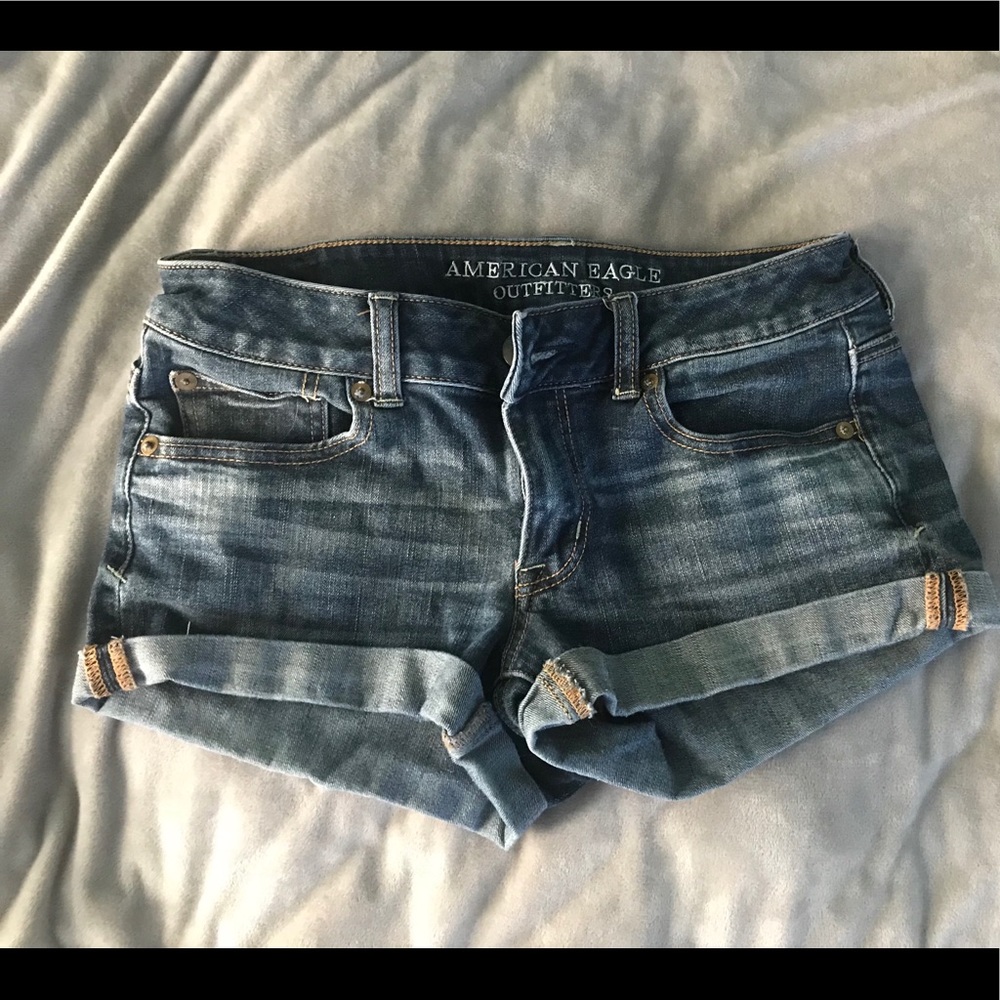 American Eagle Denim Short Shorts